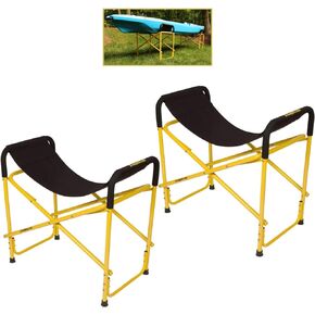 Suspenz Kayak Canoe Stands Foldable, Portable, Big Catch Super Duty Work Stations with Slings, Model (55-0130)