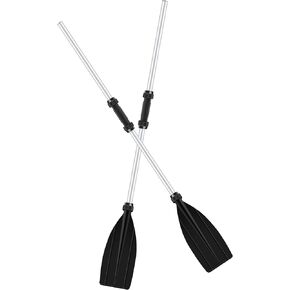 Boat Oars Kayak Paddles Aluminum Alloy Boat Accessories Detachable Boat Paddle for Canoe River Pool Water Float Sports 1 Pair