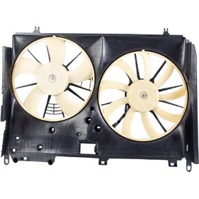 TRQ Radiator Dual Cooling Fan Assembly Compatible with 2019-2021 Subaru Ascent