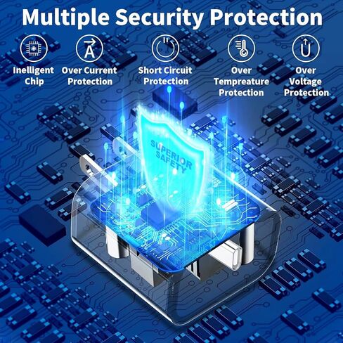 [معتمد من Apple MFi] شاحن iPhone سريع الشحن، Kindtoy 3Pack 20W PD USB-C شاحن طاقة من النوع C + كابل 10FT من النوع C إلى Lightning لهاتف iPhone 14 13 12 11 Pro/XS Max/XR/X/8 /اى باد in Kuwait