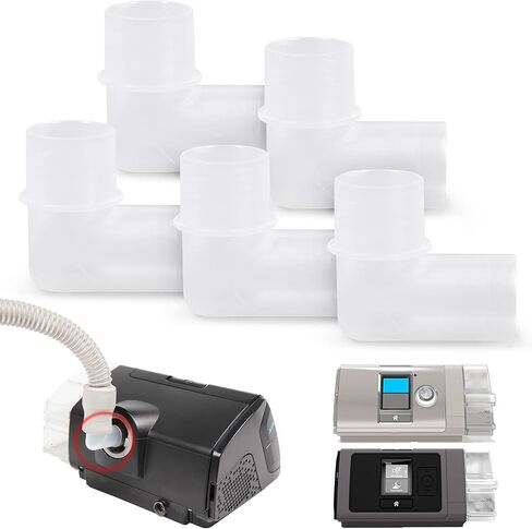 5 عبوات من كوع الأنابيب لـ AirSense10، كوع أنبوبي بديل 37394 لسلسلة RSM 10. لوازم ذات قيمة رائعة من Medihealer. in Kuwait