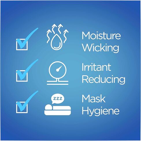 بطانات قناع CPAP من resplabs - بطانات النوم لأقنعة CPAP الأنفية، بطانة نمط DreamWisp، متوسطة - 4 عبوات in Kuwait