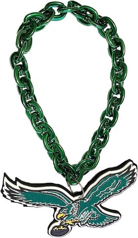 aminco Philadelphia Eagles Throwback Logo NFL Fan Chain, Green in Saudi Arabia