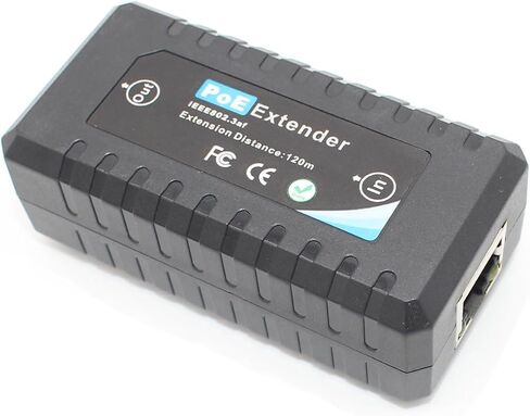 موسع POE، مكرر POE، 10/100 ميجابت في الثانية، 15 وات يتوافق مع IEEE 802.3af Power Over Ethernet لنظام كاميرا POE الآمن in Saudi Arabia