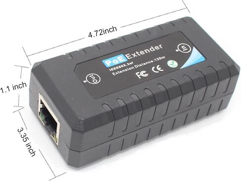موسع POE، مكرر POE، 10/100 ميجابت في الثانية، 15 وات يتوافق مع IEEE 802.3af Power Over Ethernet لنظام كاميرا POE الآمن in Saudi Arabia