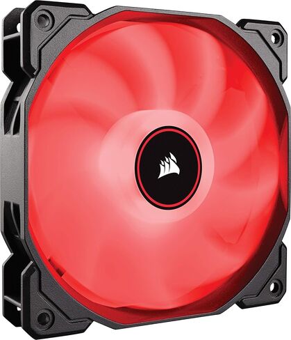 CORSAIR AF140 LED Low Noise Cooling Fan, Single Pack - Red,CO-9050086-WW in Saudi Arabia