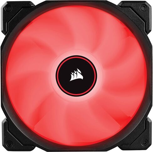 CORSAIR AF140 LED Low Noise Cooling Fan, Single Pack - Red,CO-9050086-WW in Saudi Arabia