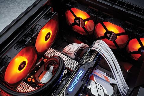 CORSAIR AF140 LED Low Noise Cooling Fan, Single Pack - Red,CO-9050086-WW in Saudi Arabia