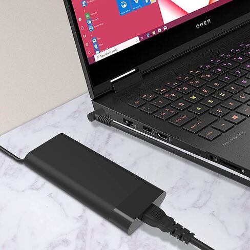 شاحن كمبيوتر محمول بمحول تيار متردد 200 واط لسلسلة Hp-OMEN-ZBook-Pavilion-Gaming-Envy-Studio G3 G4 G5 G6 G7 15 15t 17 17t، L00818-850 TPN-DA10 TPN-LA21 L73385-001 L00895-003 ADP-200HB B حبل القوة in Kuwait