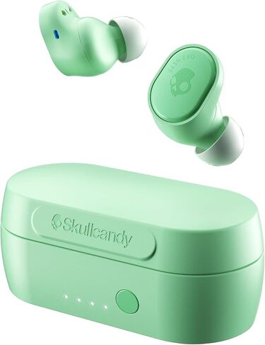 Skullcandy Sesh Evo True Wireless Earbuds - Bluetooth in-Ear Headphones with Charging Plug (Pure Mint) in Saudi Arabia