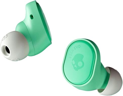 Skullcandy Sesh Evo True Wireless Earbuds - Bluetooth in-Ear Headphones with Charging Plug (Pure Mint) in Saudi Arabia