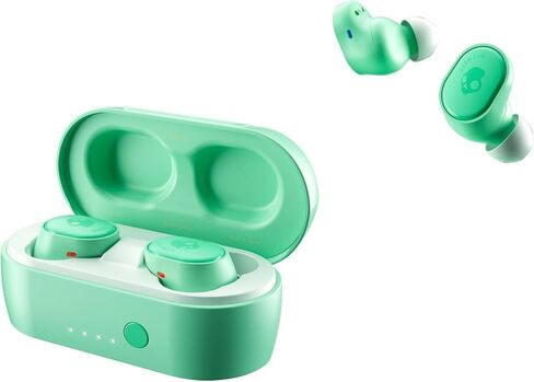 Skullcandy Sesh Evo True Wireless Earbuds - Bluetooth in-Ear Headphones with Charging Plug (Pure Mint) in Saudi Arabia