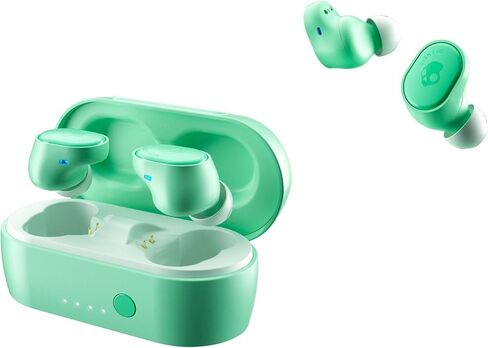 Skullcandy Sesh Evo True Wireless Earbuds - Bluetooth in-Ear Headphones with Charging Plug (Pure Mint) in Saudi Arabia