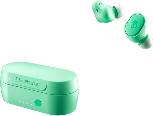 Skullcandy Sesh Evo True Wireless Earbuds - Bluetooth in-Ear Headphones with Charging Plug (Pure Mint) in Saudi Arabia