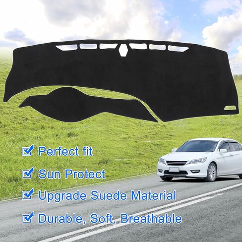X AUTOHAUX Car Dashboard Cover Nonslip Mat Protector Carpet for Honda Civic 9th 2012 2014 2015 in Saudi Arabia