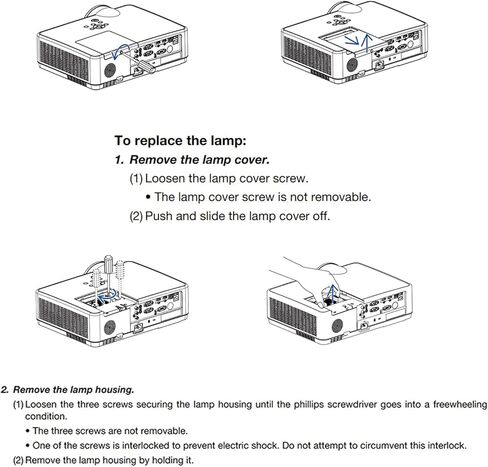 NP47LP Replacement Projector Lamp Module for NEC Projector (Original Factory Bulb Inside) in Kuwait