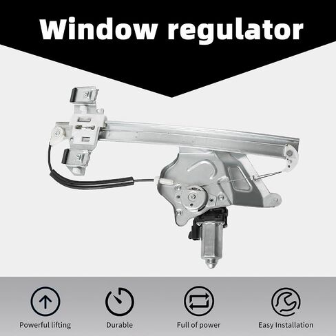 صفقة قطع غيار السيارات الكهربائية جديد 1 قطعة منظم نوافذ الطاقة مع مجموعة المحرك ل 00-05 LeSabre متوافق مع الجانب السائق الأمامي (يسار) in Saudi Arabia