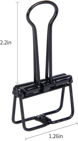Binder, Stainless Steel Binder, Various Sizes Office Binder, Binder Clips,Binder Clip,mediumcute Binder, School Personal File organizing Sorting Professional Work(Medium-Sized, Rose Gold) in Saudi Arabia