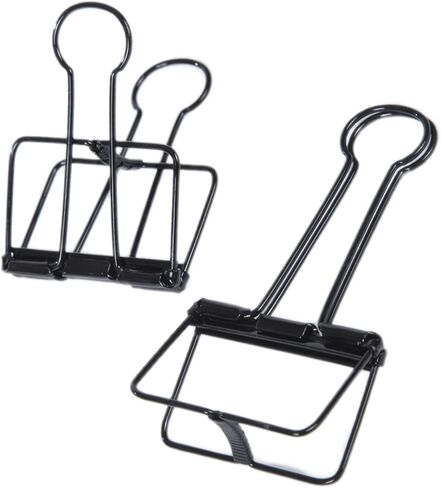 Binder, Stainless Steel Binder, Various Sizes Office Binder, Binder Clips,Binder Clip,mediumcute Binder, School Personal File organizing Sorting Professional Work(Medium-Sized, Rose Gold) in Saudi Arabia
