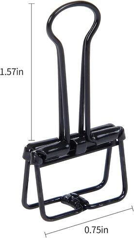 Binder, Stainless Steel Binder, Various Sizes Office Binder, Binder Clips,Binder Clip,mediumcute Binder, School Personal File organizing Sorting Professional Work(Medium-Sized, Rose Gold) in Saudi Arabia