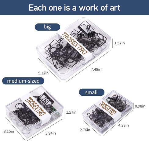 Binder, Stainless Steel Binder, Various Sizes Office Binder, Binder Clips,Binder Clip,mediumcute Binder, School Personal File organizing Sorting Professional Work(Medium-Sized, Rose Gold) in Saudi Arabia