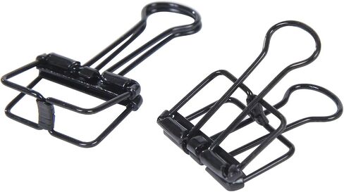 Binder, Stainless Steel Binder, Various Sizes Office Binder, Binder Clips,Binder Clip,mediumcute Binder, School Personal File organizing Sorting Professional Work(Medium-Sized, Rose Gold) in Saudi Arabia