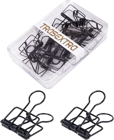 Binder, Stainless Steel Binder, Various Sizes Office Binder, Binder Clips,Binder Clip,mediumcute Binder, School Personal File organizing Sorting Professional Work(Medium-Sized, Rose Gold) in Saudi Arabia