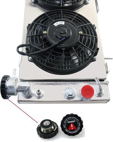مشعاع Pro 3 Row Core من الألومنيوم KKS1193 + مروحة 3 × 9 بوصة مع كفن + مجموعة أسلاك ترموستات/مرحل لـ 1984-2001 85 86 87 88 89 90 91 92 93 94 95 96 97 98 99 00 Jeep Cherokee XJ/Jeep Comanche in Saudi Arabia