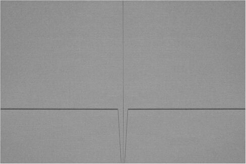 مجلدات العروض التقديمية الصغيرة من LUXPaper مقاس 6 × 9 بوصة | جيبين | كتان رمادي استرليني | 100 رطل. الغلاف | 50 الكمية in Saudi Arabia