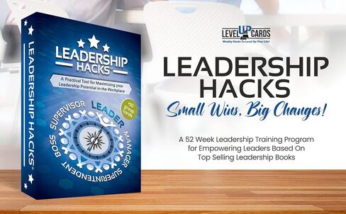 Leadership Hacks – Leadership Gift - A 52 Week Leadership Training Program for Empowering Leaders Based On Top Selling Leadership Books - It’s The Manager, Atomic Habits, Leaders Eat Last in Saudi Arabia