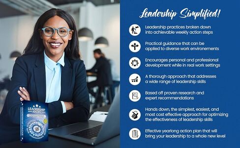 Leadership Hacks – Leadership Gift - A 52 Week Leadership Training Program for Empowering Leaders Based On Top Selling Leadership Books - It’s The Manager, Atomic Habits, Leaders Eat Last in Saudi Arabia