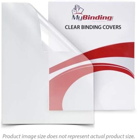 7mil Crystal Clear Binding Covers - 100pk (8.5" x 11") in Kuwait