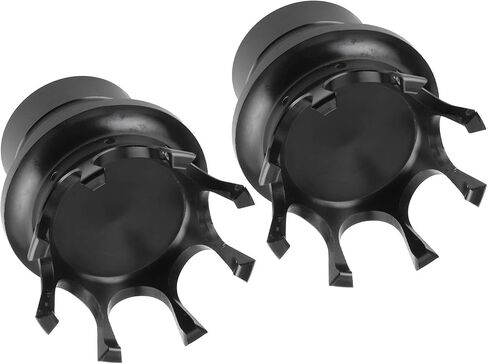 Aramox Front Axle Nut Covers Caps Kit, 5 Colors Front Axle Nut Cap Covers Distinctive Crown Styling CNC Aluminum Alloy for Motorbike Modification(Black) in Kuwait