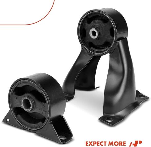 A-Premium Front and Rear Engine Motor Mount Kit Compatible with Mitsubishi Lancer 2004-2006, Outlander 2006, 2.4L, Automatic Transmission, 2-PC Set, Replace# MN100289, MR554541 in Saudi Arabia
