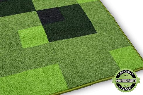 Minecraft Creeper Area Rug | Creeper Rug | 39-Inch Square Area Rug in Saudi Arabia