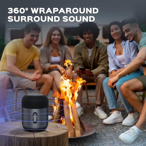 TREBLAB HD-360 Portable Bluetooth Speaker - Powerful 5-Driver System w/Subwoofer and 8 Bass Radiators, Loud 360° Surround Sound, 90W Stereo, 20H Playtime, IPX4 Waterproof Wireless Speakers (Renewed) in Saudi Arabia