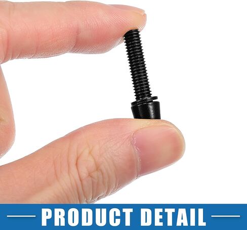 Tapered Bolts Screws for MTB Bike Bicycle Stem Durable M5x20mm Socket Head Cap Bolts Screws Nuts Steel Black (Set of 4) in Kuwait