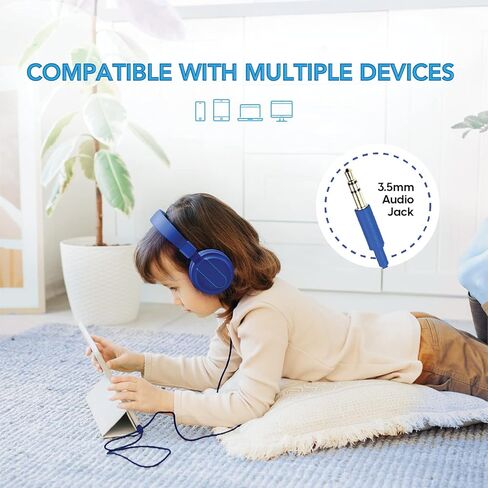 سماعات رأس سلكية للأطفال من TALK WORKS - سماعات رأس فوق الأذن للمنزل والمدرسة والألعاب - أغطية أذن مبطنة خفيفة الوزن ومحمولة وعصابة رأس قابلة للتعديل - تأتي بألوان ممتعة - مقاس واحد، وردي in Kuwait