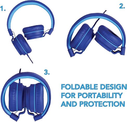 سماعات رأس سلكية للأطفال من TALK WORKS - سماعات رأس فوق الأذن للمنزل والمدرسة والألعاب - أغطية أذن مبطنة خفيفة الوزن ومحمولة وعصابة رأس قابلة للتعديل - تأتي بألوان ممتعة - مقاس واحد، وردي in Kuwait