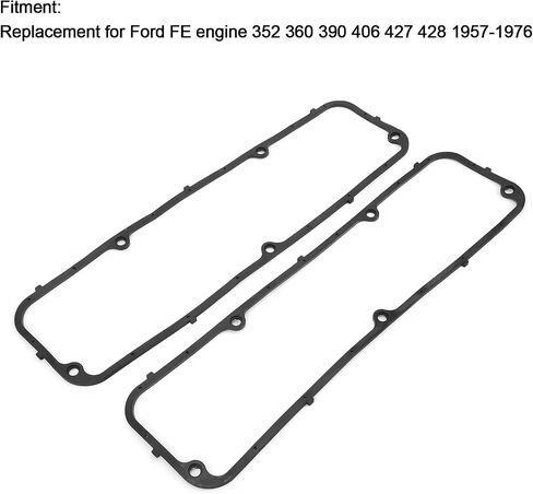 Valve Cover Gasket 2pcs Valve Cover Gasket Engine Valve Cover Gasket Replacement for Ford FE Engine 352 360 390 406 427 428 1957‑1976 in Saudi Arabia