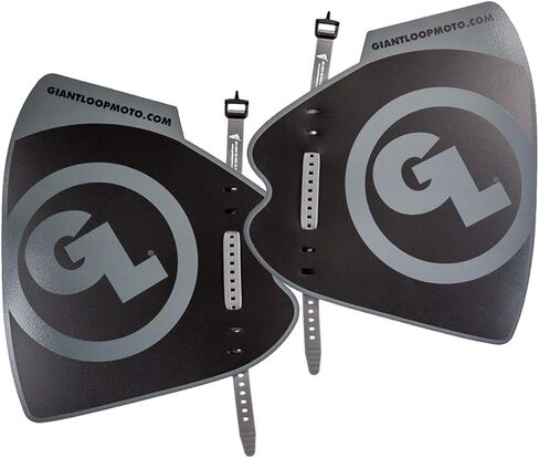 Giant Loop Bushwackers Handguards, Plastic Black Motorcycle Hand Guards, Suitable for Dirt Bikes, Street Bikes, Snow Bikes, ATVs, Snowmobiles & More (Topographic) in Saudi Arabia