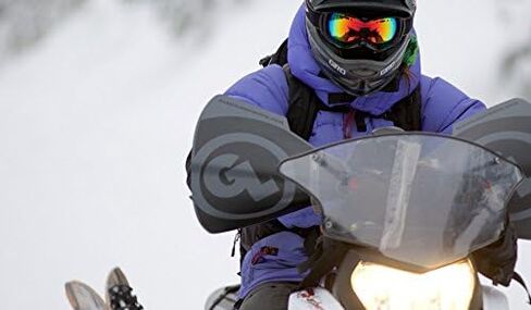 Giant Loop Bushwackers Handguards, Plastic Black Motorcycle Hand Guards, Suitable for Dirt Bikes, Street Bikes, Snow Bikes, ATVs, Snowmobiles & More (Topographic) in Saudi Arabia