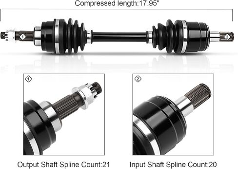 محور السيرة الذاتية الأمامي الأيسر أو الأيمن لـ 2000 2001 2002 2003 2004 2005 Honda Rancher 350 42250-HN5-671 42350-HN5-671 1 قطعة in Kuwait