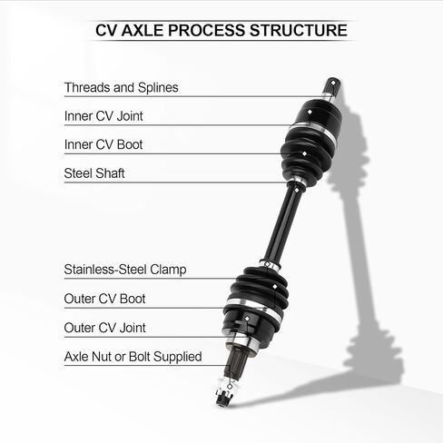 محور السيرة الذاتية الأمامي الأيسر أو الأيمن لـ 2000 2001 2002 2003 2004 2005 Honda Rancher 350 42250-HN5-671 42350-HN5-671 1 قطعة in Kuwait