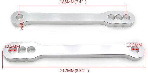 HTTMT MT011-SR Bike Silver Lowering Links Compatible with 2003 2004 2005 Yzf R6 Yzf-R6 in Saudi Arabia