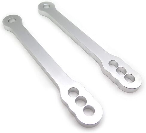 HTTMT MT011-SR Bike Silver Lowering Links Compatible with 2003 2004 2005 Yzf R6 Yzf-R6 in Saudi Arabia