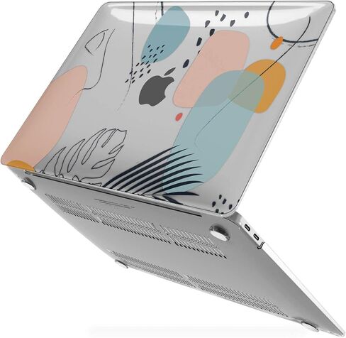 حافظة Feams صلبة لجهاز MacBook Pro 13 بوصة 2023 2022 2020-2016 تم إصدار رقم الموديل A2338 A2289 A2159 A2251 A1989 A1708 A1706 مع غطاء لوحة المفاتيح، مجردة in Saudi Arabia