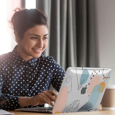 حافظة Feams صلبة لجهاز MacBook Pro 13 بوصة 2023 2022 2020-2016 تم إصدار رقم الموديل A2338 A2289 A2159 A2251 A1989 A1708 A1706 مع غطاء لوحة المفاتيح، مجردة in Saudi Arabia