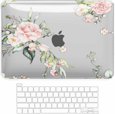 حافظة Feams صلبة لجهاز MacBook Pro 13 بوصة 2023 2022 2020-2016 تم إصدار رقم الموديل A2338 A2289 A2159 A2251 A1989 A1708 A1706 مع غطاء لوحة المفاتيح، مجردة in Kuwait