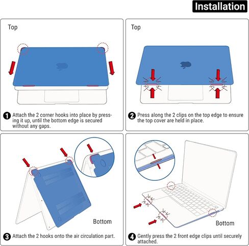 IBenzer متوافق مع حافظة M2 2024 2023 MacBook Air 15 بوصة A2941، حافظة صلبة وغطاء لوحة مفاتيح وفيلم شاشة ومحول من النوع C لجهاز M2 Mac Air 15.3 بوصة Touch ID، Sakura Pink، AT15-SKPK+2TC in Kuwait